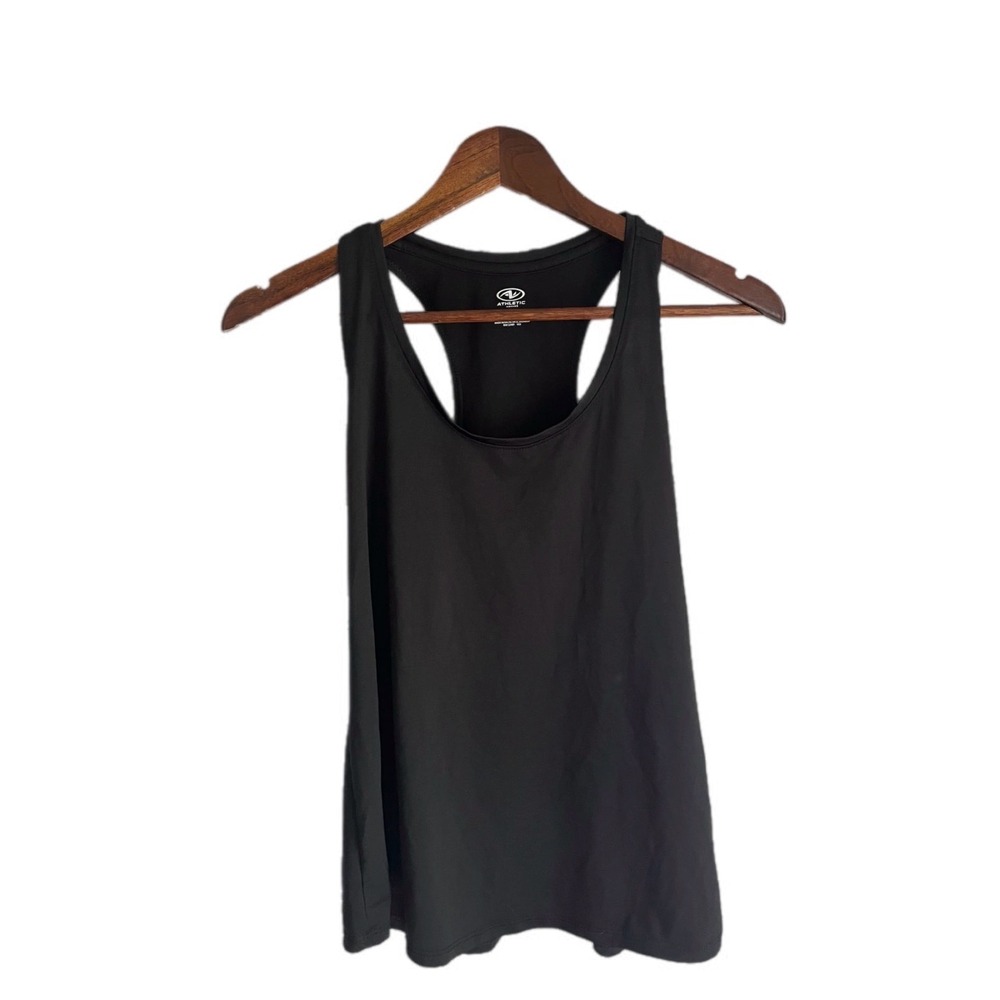 Athletic Works Tank‎ Top Women S Black Excellent Racerback Activewear